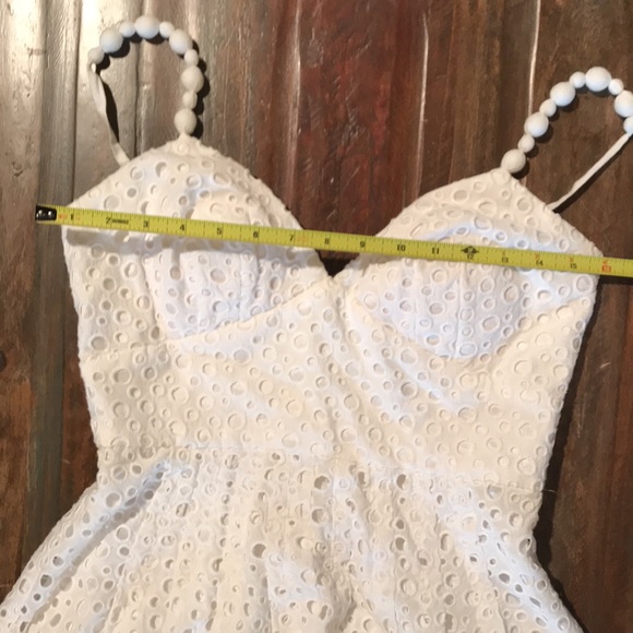 Boston Proper Muse eyelit white dress - Picture 3 of 8